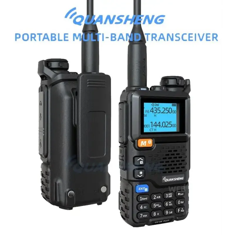 Quansheng UV-5R Plus Dual Band VHF/UHF 5W, walki talkie